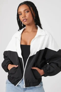 Colorblock Bomber Jacket