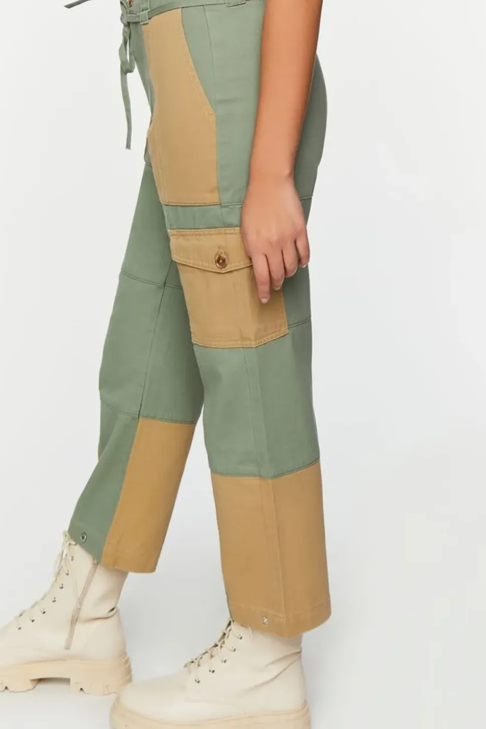 Colorblock Cargo Pants
