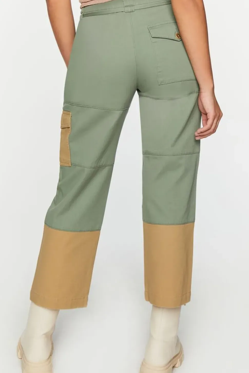 Colorblock Cargo Pants