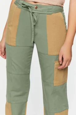 Colorblock Cargo Pants