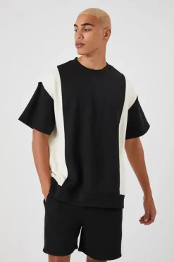 Colorblock Drawstring Shorts