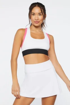Colorblock Racerback Sports Bra