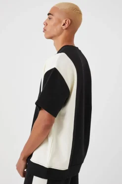 Colorblock Short-Sleeve Pullover