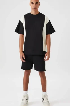 Colorblock Short-Sleeve Pullover