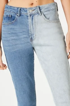 Colorblock Skinny Jeans