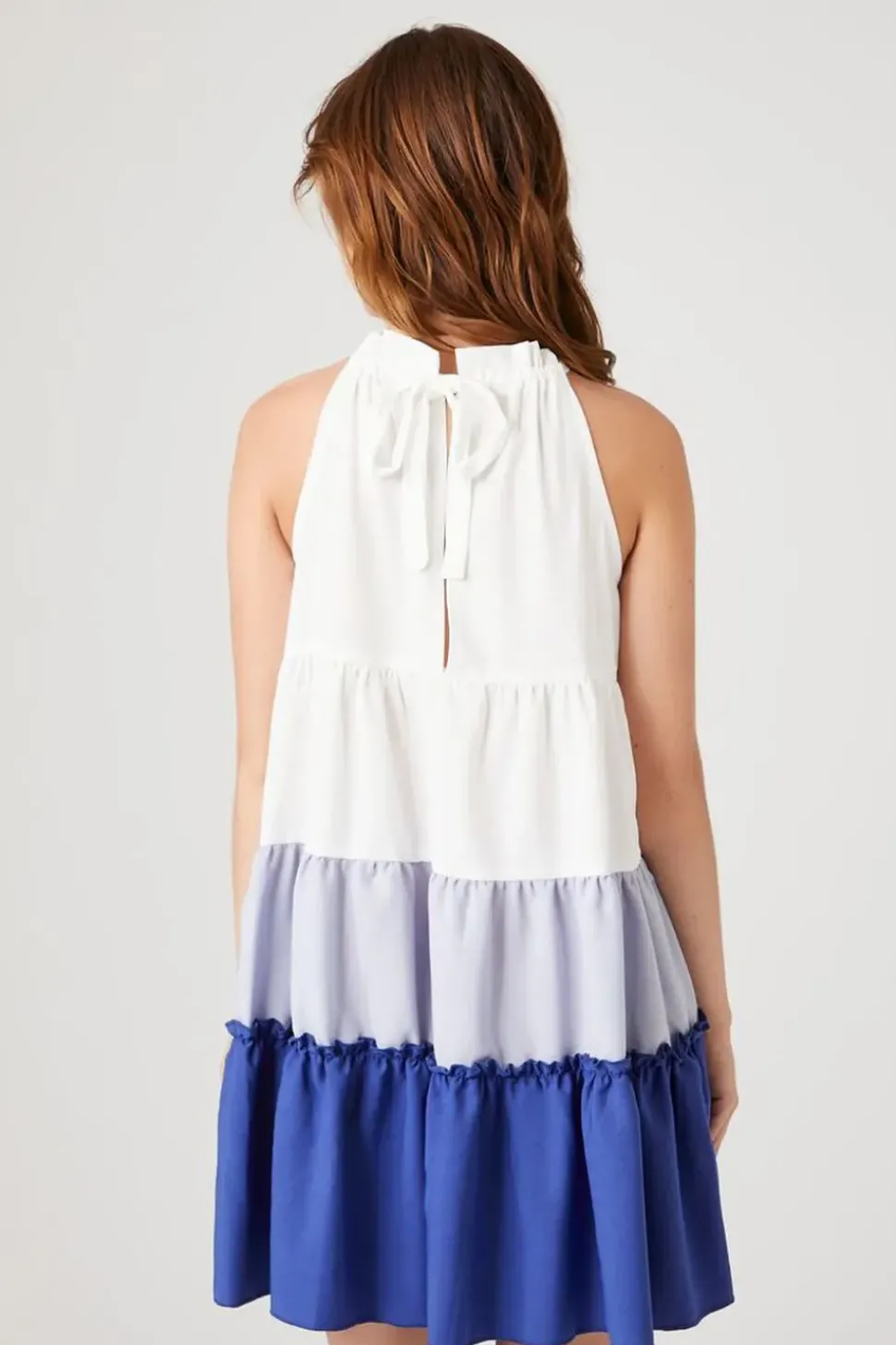 Colorblock Swing Mini Dress