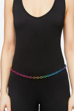 Color Cable Chain Hip Belt
