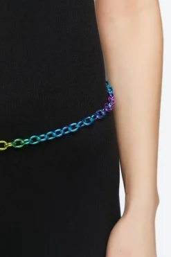 Color Cable Chain Hip Belt