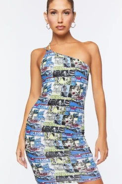 Comic Book Graphic Mini Dress