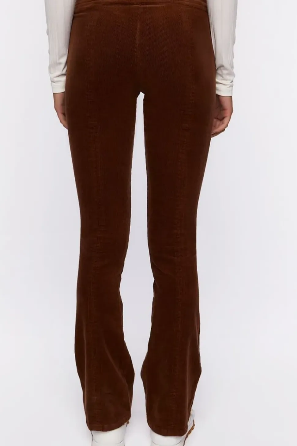 Corduroy Belted Flare Pants