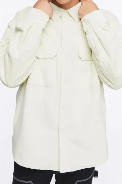 Corduroy Button-Up Jacket
