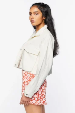 Corduroy Cropped Jacket