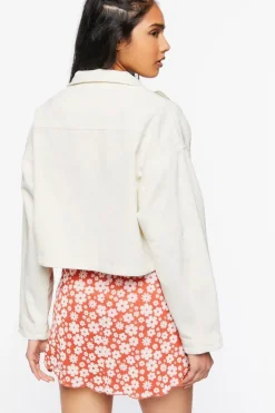 Corduroy Cropped Jacket