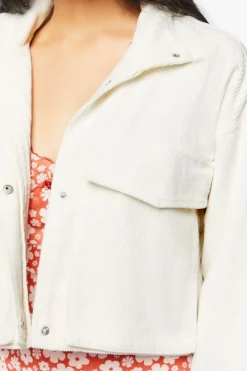Corduroy Cropped Jacket