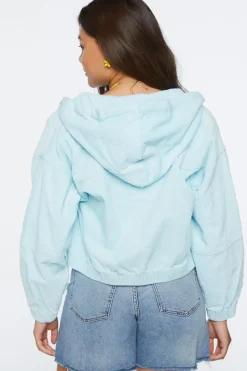 Corduroy Hooded Jacket