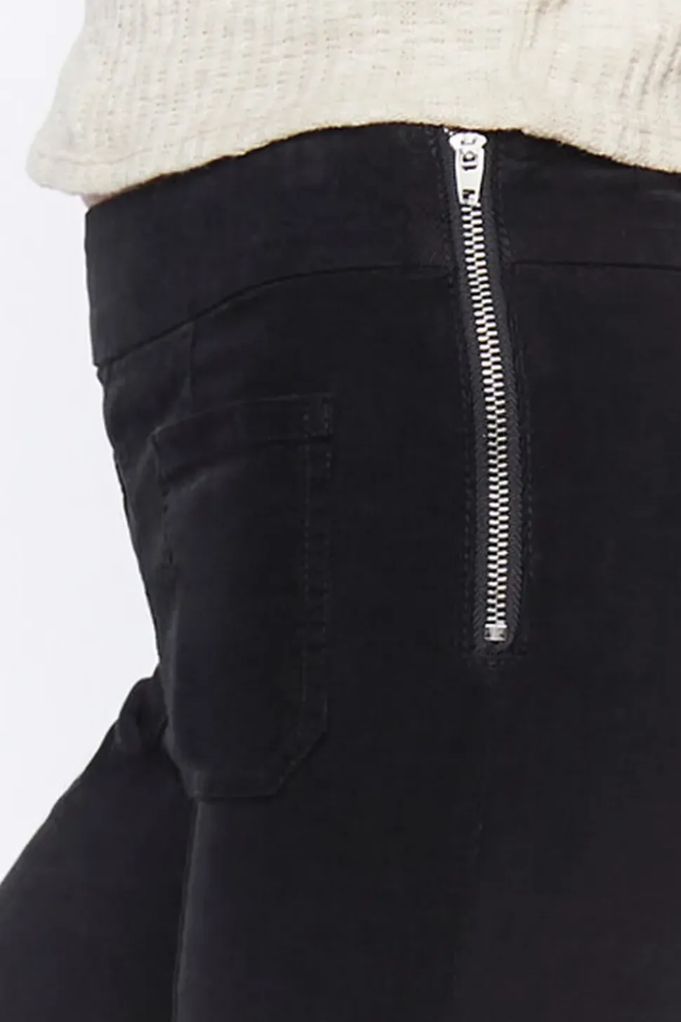 Corduroy Mid-Rise Flare Pants