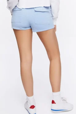 Corduroy Mid-Rise Shorts