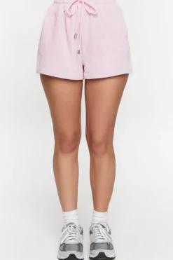 Corduroy Mid-Rise Shorts