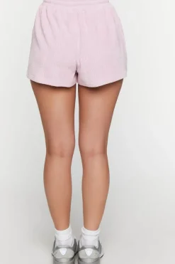 Corduroy Mid-Rise Shorts