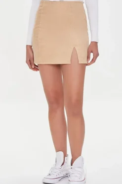 Corduroy Mini Skirt