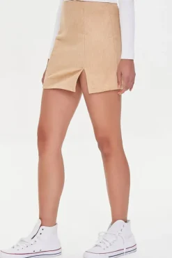 Corduroy Mini Skirt