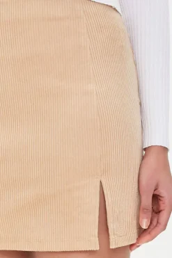 Corduroy Mini Skirt
