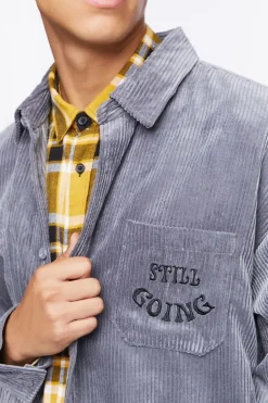Corduroy Still Going Graphic Shirt