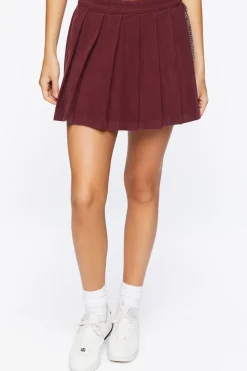 Corduroy Wallet Chain Mini Skirt
