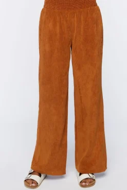 Corduroy Wide-Leg Pants