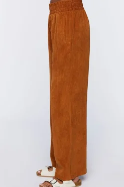 Corduroy Wide-Leg Pants