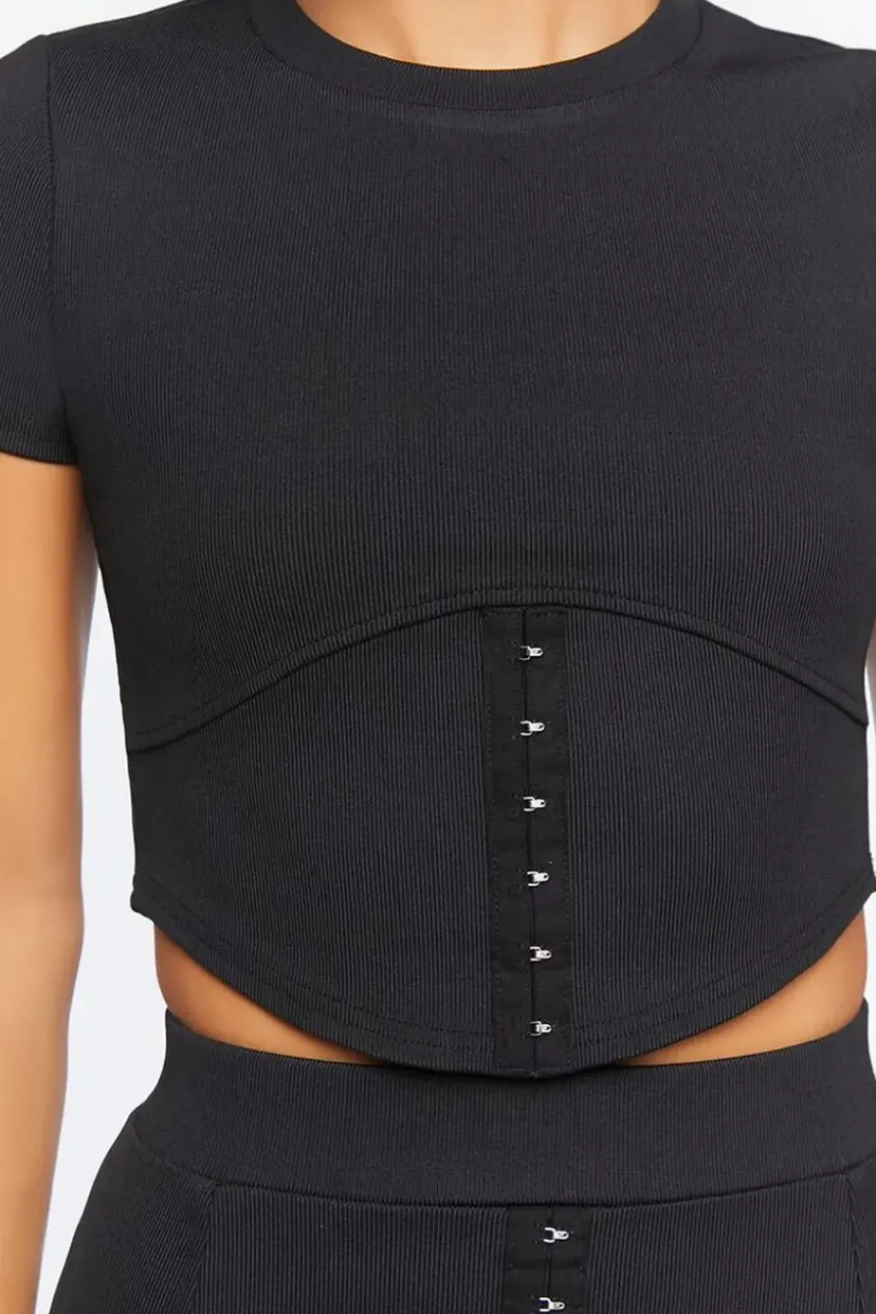 Corset Crop Top & Mini Skirt Set