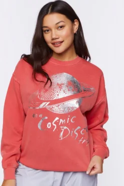 Cosmic Disco Trip Graphic Pullover