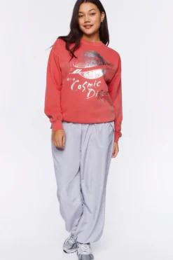 Cosmic Disco Trip Graphic Pullover