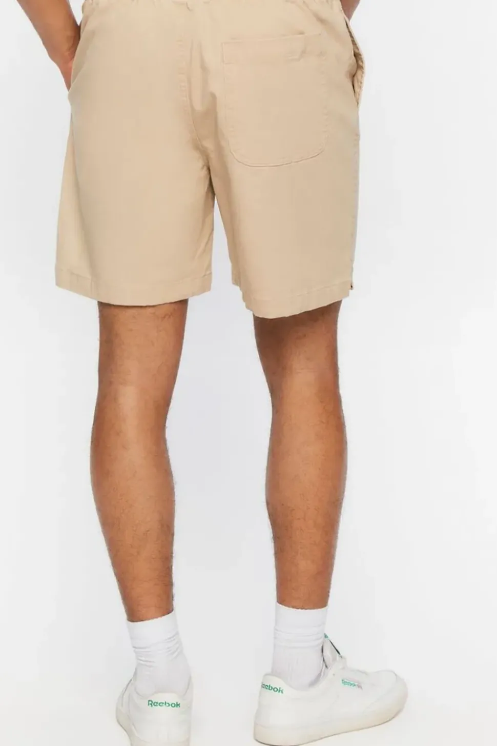 Cotton-Blend Drawstring Shorts