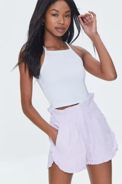 Cotton Paperbag Shorts