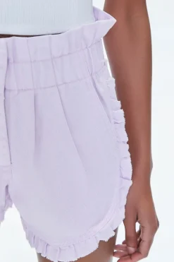 Cotton Paperbag Shorts
