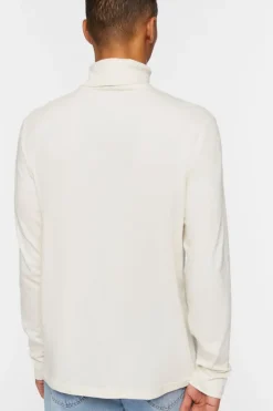 Cotton Turtleneck Top