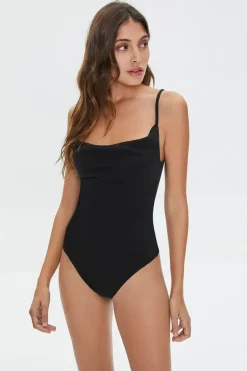 Cowl Neck Cami Bodysuit