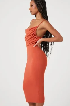 Cowl Neck Cami Slip Dress