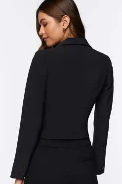 Crepe Blazer Bodysuit