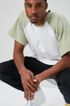 Crew Neck Baseball Tee