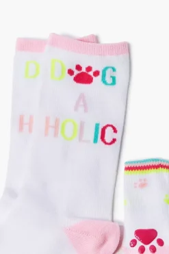 Crew Socks & Dog Socks Set