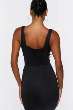 Crisscross Bodycon Mini Dress