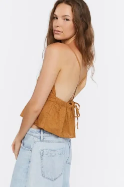 Crisscross Cropped Cami