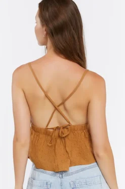 Crisscross Cropped Cami