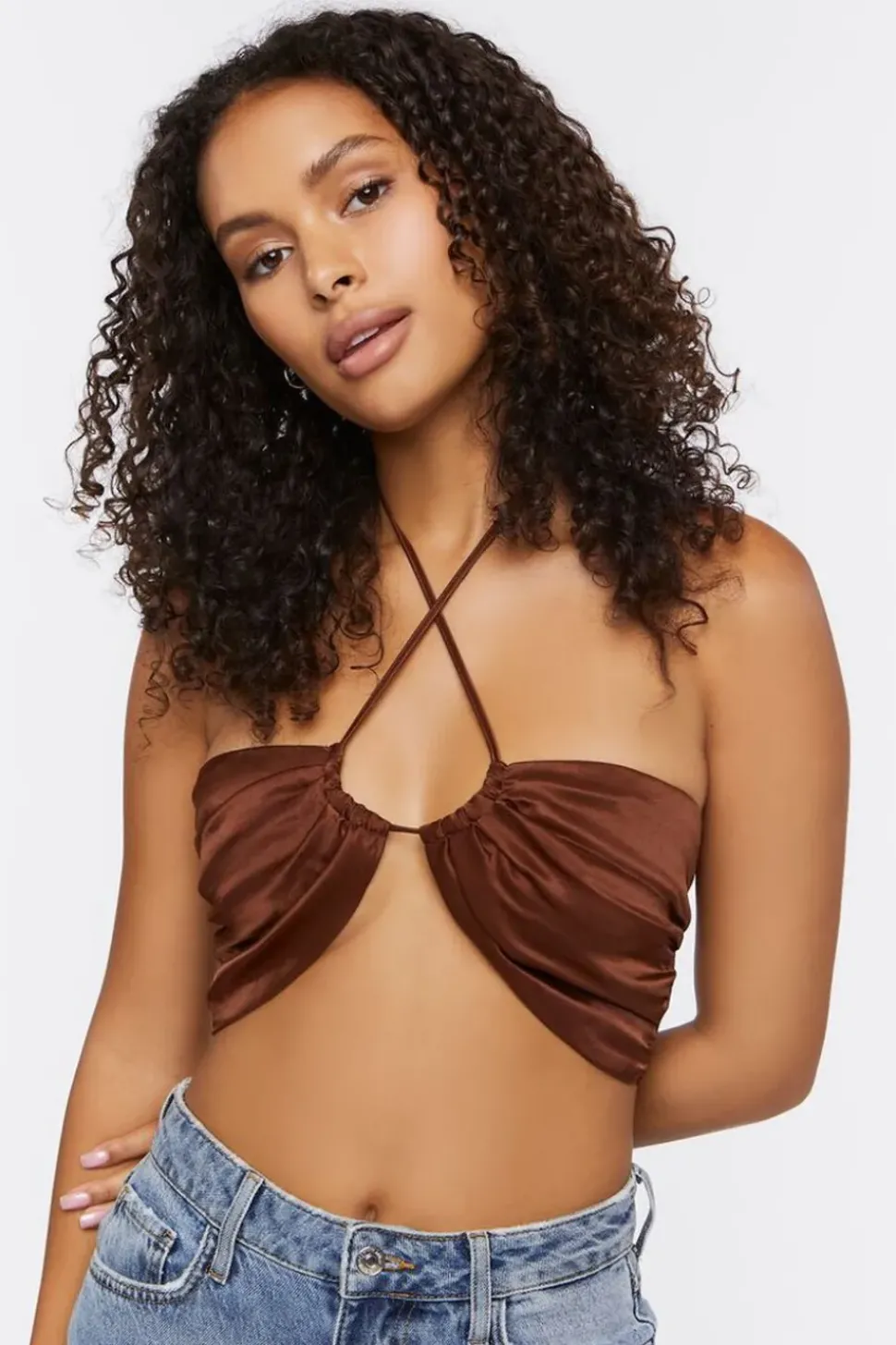 Crisscross Halter Bralette