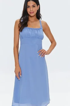 Crisscross Midi Dress