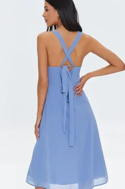 Crisscross Midi Dress