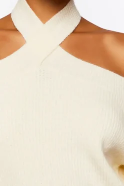 Crisscross Off-The-Shoulder Sweater