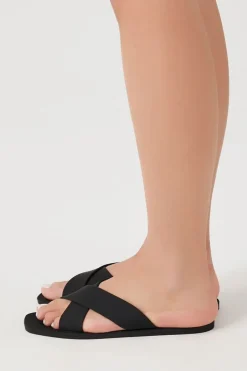 Crisscross Square-Toe Sandals